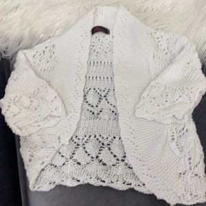 Crocheted shrug